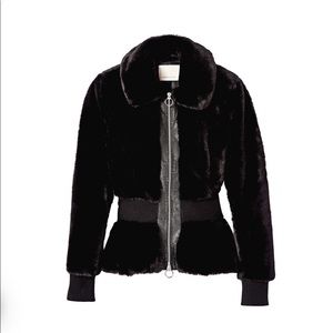 Rebecca Taylor Faux Fur Jacket